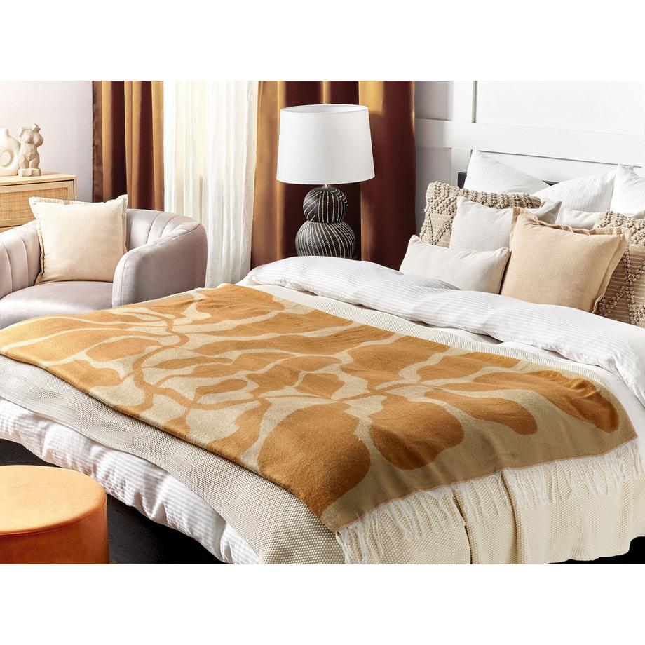 Beliani Boho BANGRE Acryl Kuscheldecke  