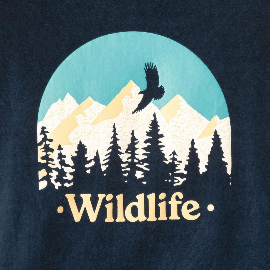 La Redoute Collections  Pyjama aus Samt/Flanell 