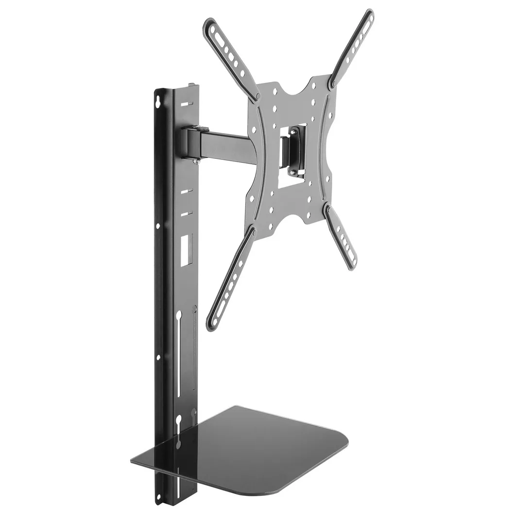LogiLink BP0048 Supporto TV a parete 139,7 cm (55") Nero, Acciaio inox