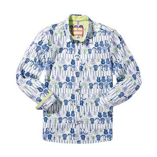 Joe Browns Camicia Maniche Lunghe Fantasia Chitarra  