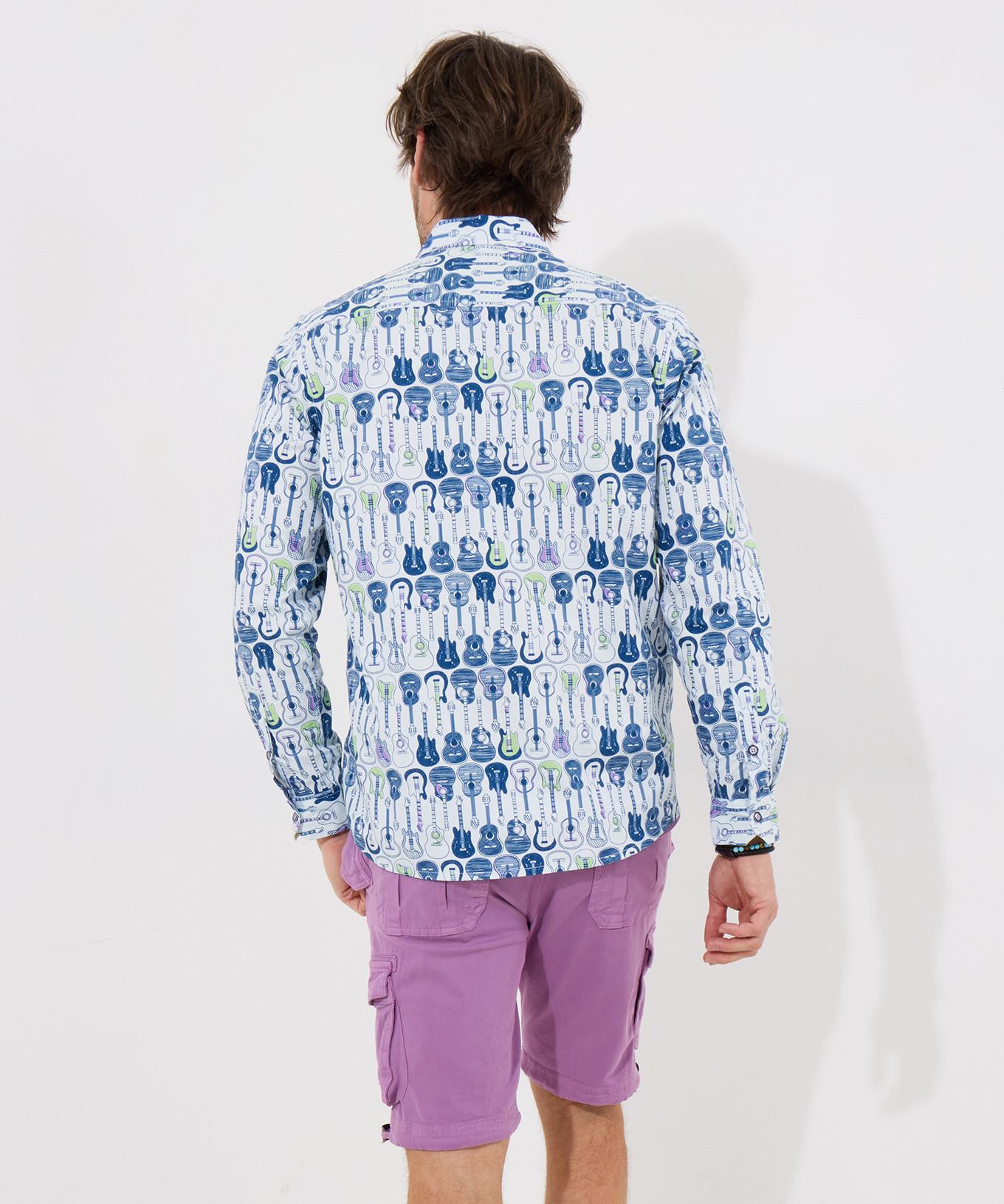 Joe Browns Camicia Maniche Lunghe Fantasia Chitarra  