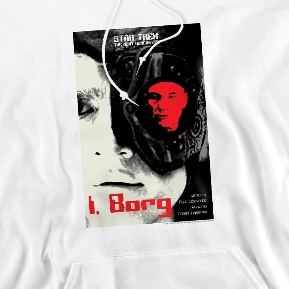 Star Trek The Next Generation Season 5 Episode 23 Felpa con cappuccio  