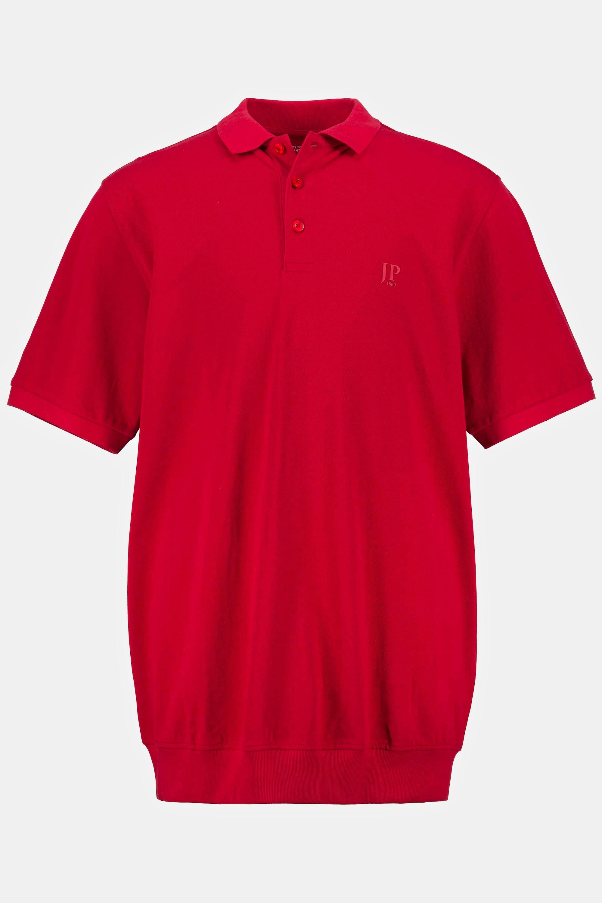 JP1880  Maglia polo basic in piqué con taglio speciale per l'addome, taglie disponibili dalla XXL alla 10XL 