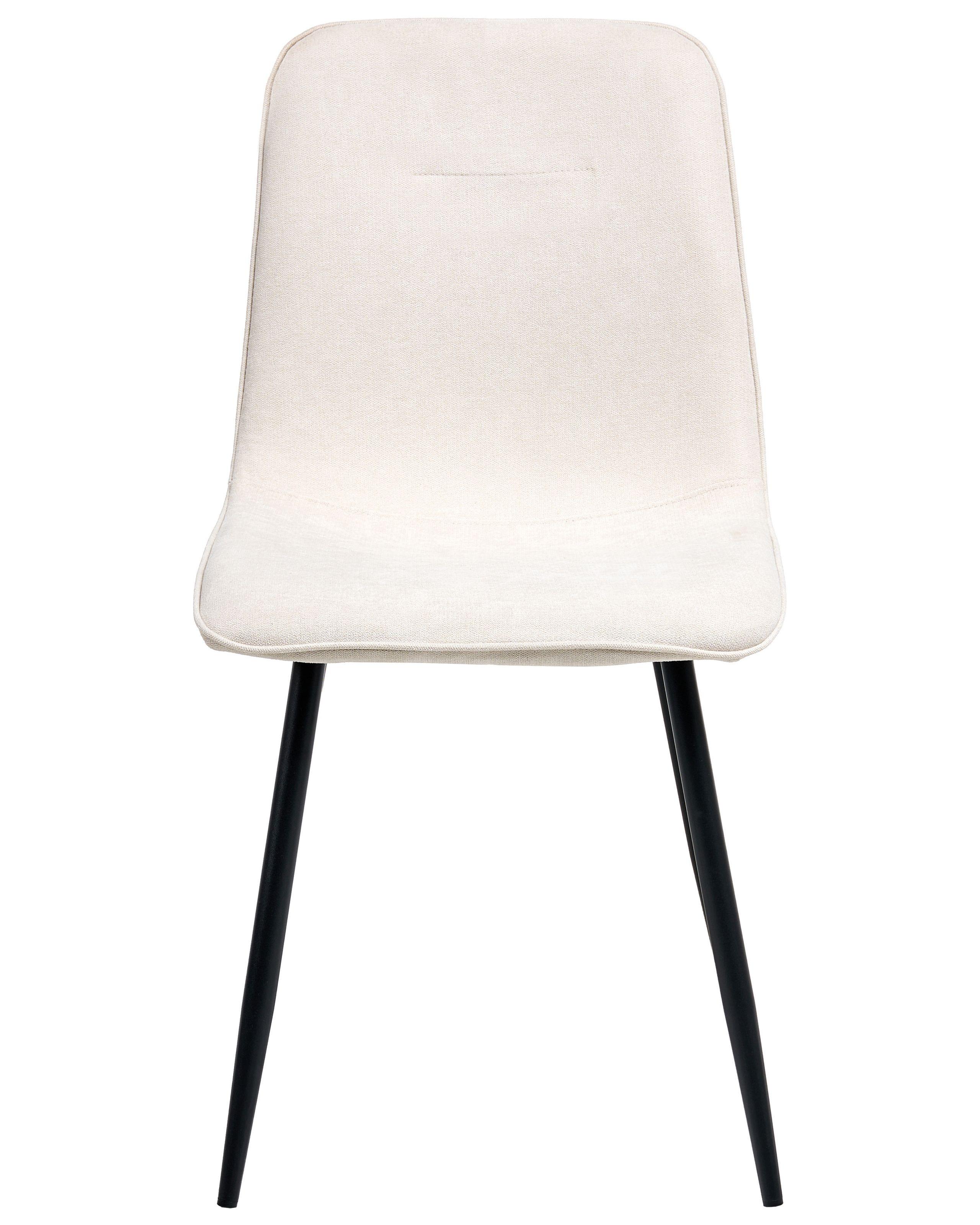 Beliani Set di 4 sedie da pranzo en Tessuto Moderno TUSCOLA  