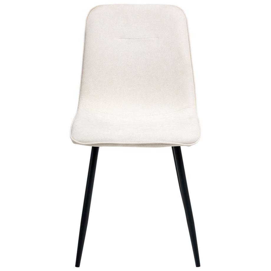 Beliani Esszimmerstuhl 4er Set aus Stoff Modern TUSCOLA  