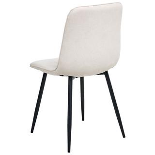 Beliani Set di 4 sedie da pranzo en Tessuto Moderno TUSCOLA  