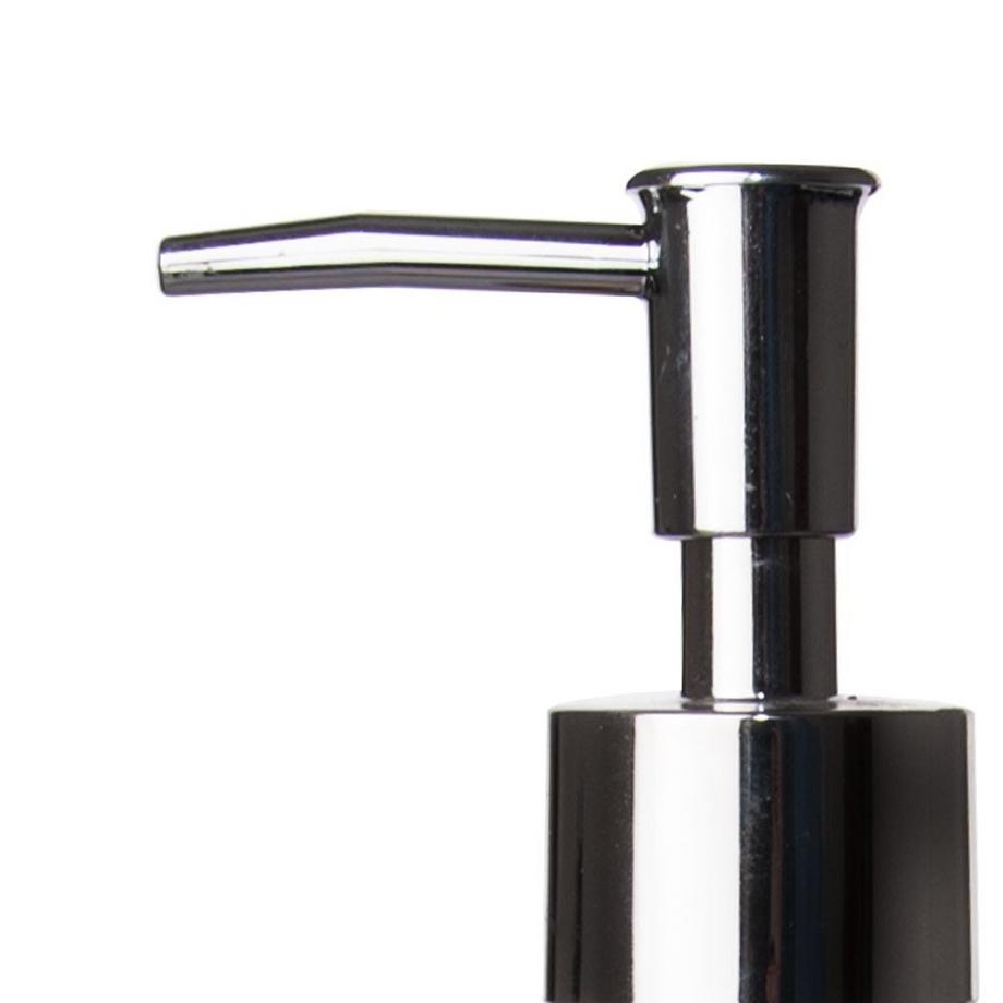 Orion  Pompe à savon liquide/pompe à détergent de style rétro, verre rose clair 