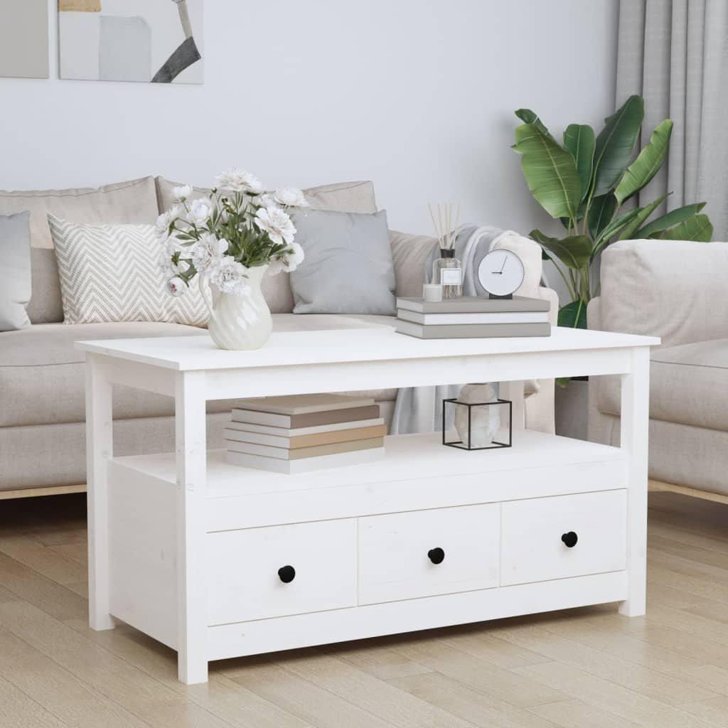 VidaXL Table basse bois  