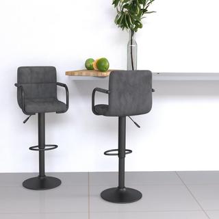 VidaXL Tabouret de bar velours  