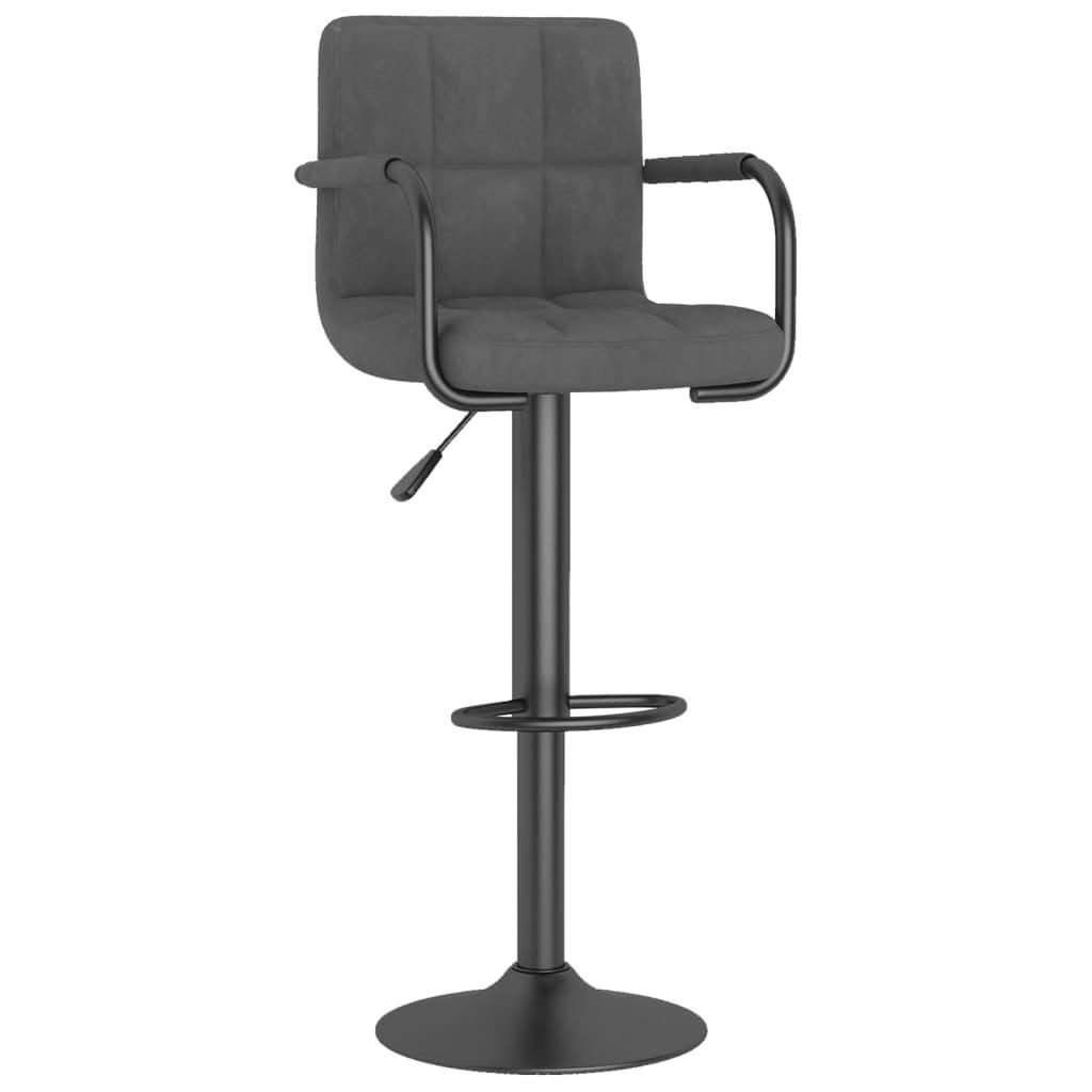 VidaXL Tabouret de bar velours  