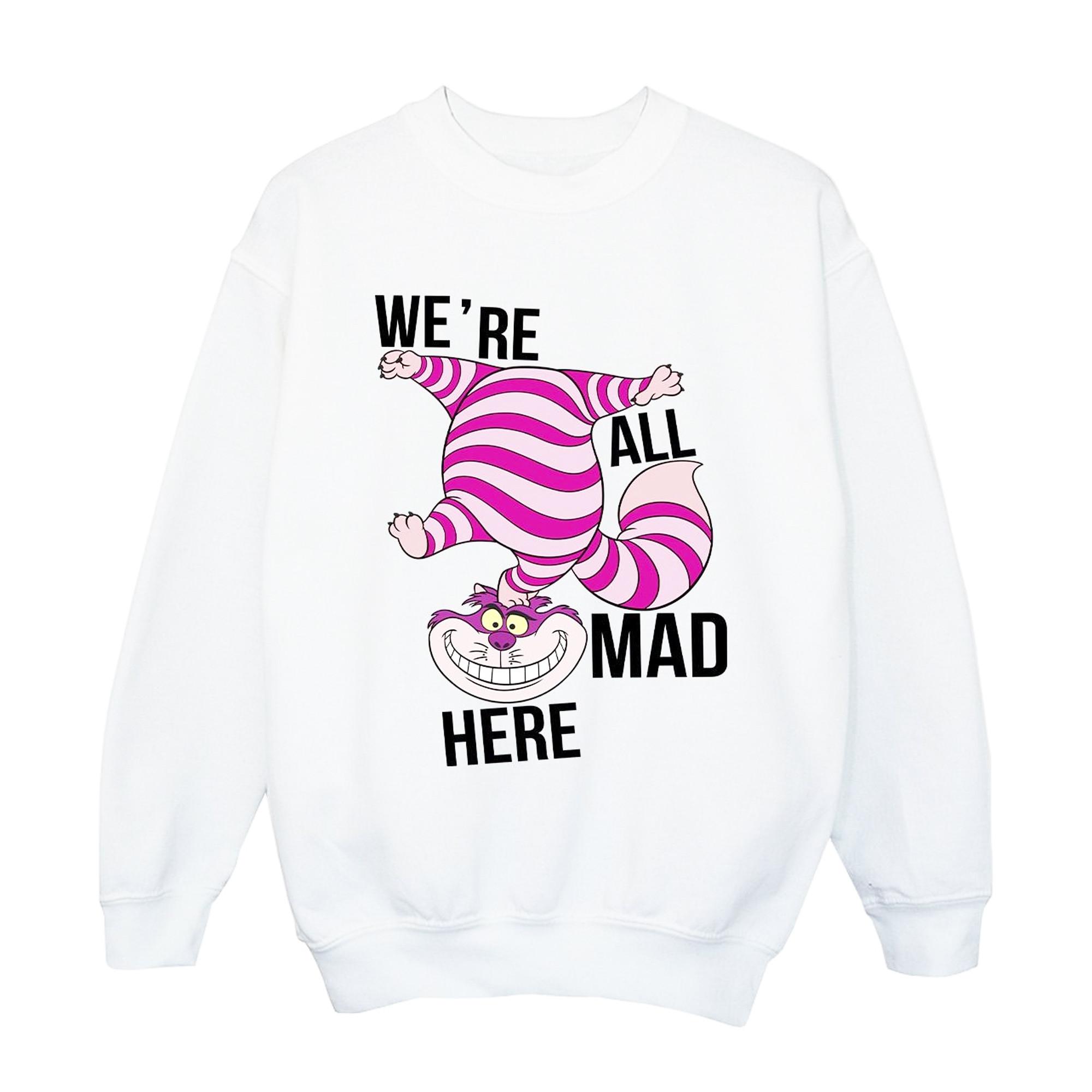 Disney  Sweat ALICE IN WONDERLAND ALL MAD HERE 