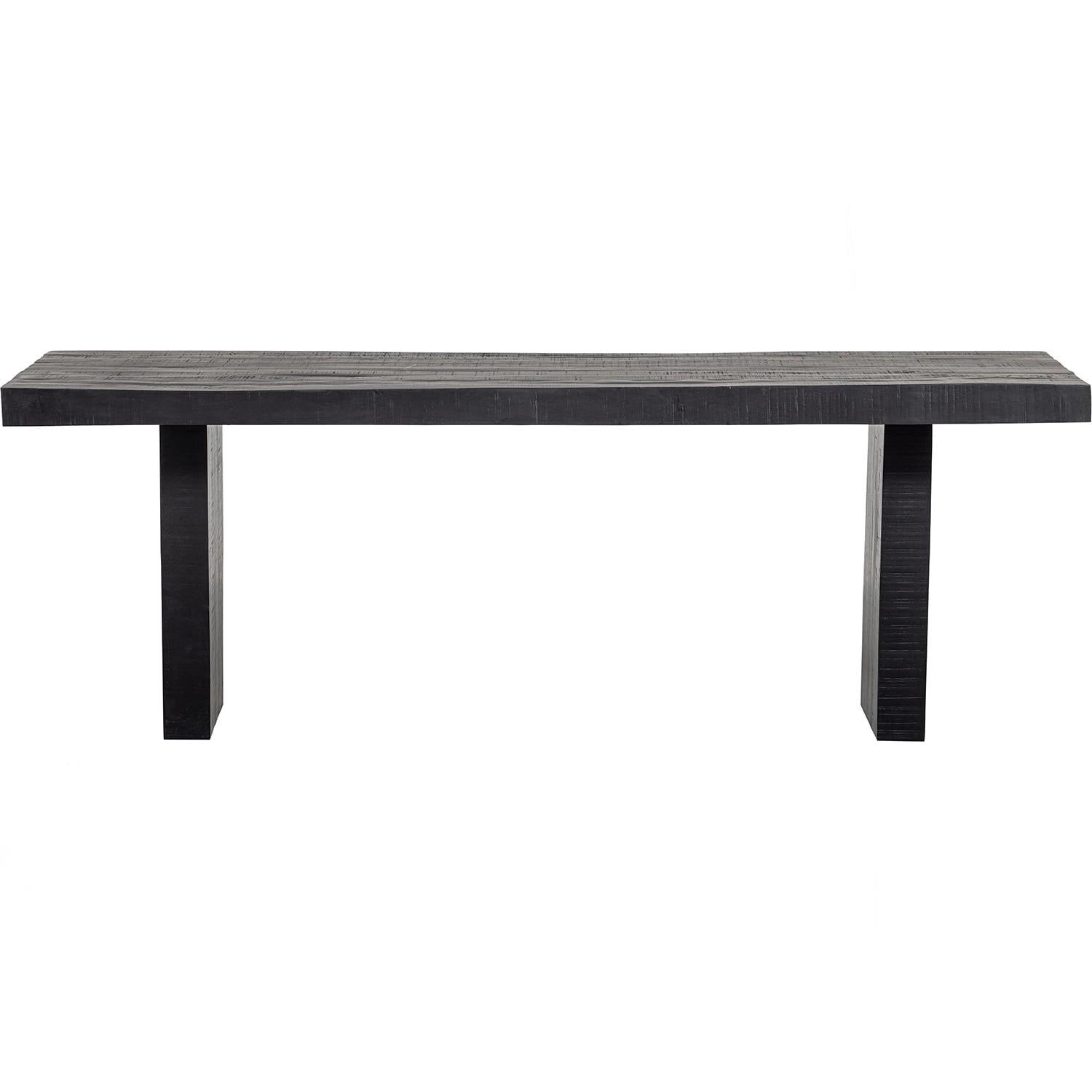 mutoni Table à manger Bal Mango noir 220x90  