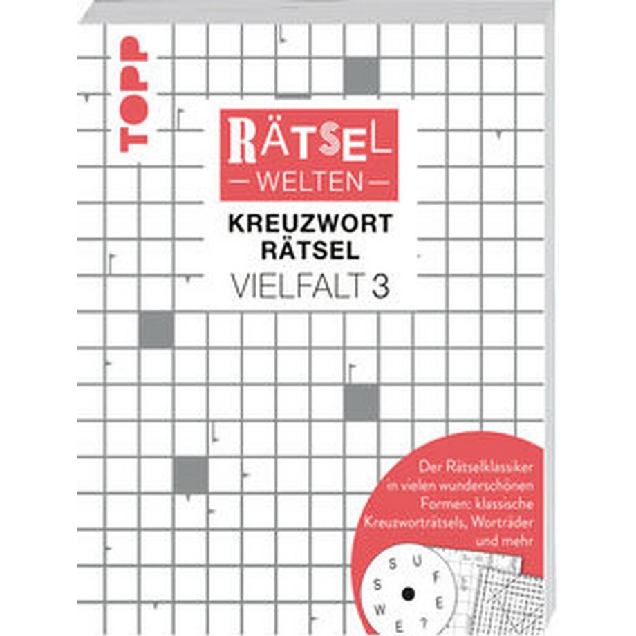 Frech  Rätselwelten - Kreuzworträtsel Vielfalt 3 - Der Rätselklassiker in vielen wunderschönen Formen: klassische Kreuzworträtsel, Worträder und mehr 