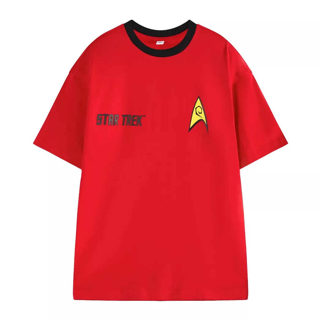 Star Trek - TShirtkurzärmlig, für Herren, Rot Bunt, Größe M