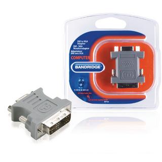 Nedis  Adaptateur DVI DVI-A 12+5p Mâle - VGA Femelle Gris 