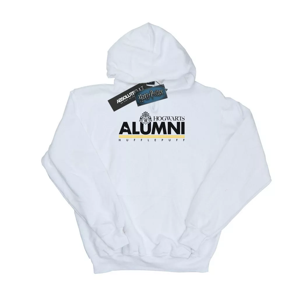 HARRY-POTTER - Hogwarts Hufflepuff Kapuzenpullover, 116, Weiss