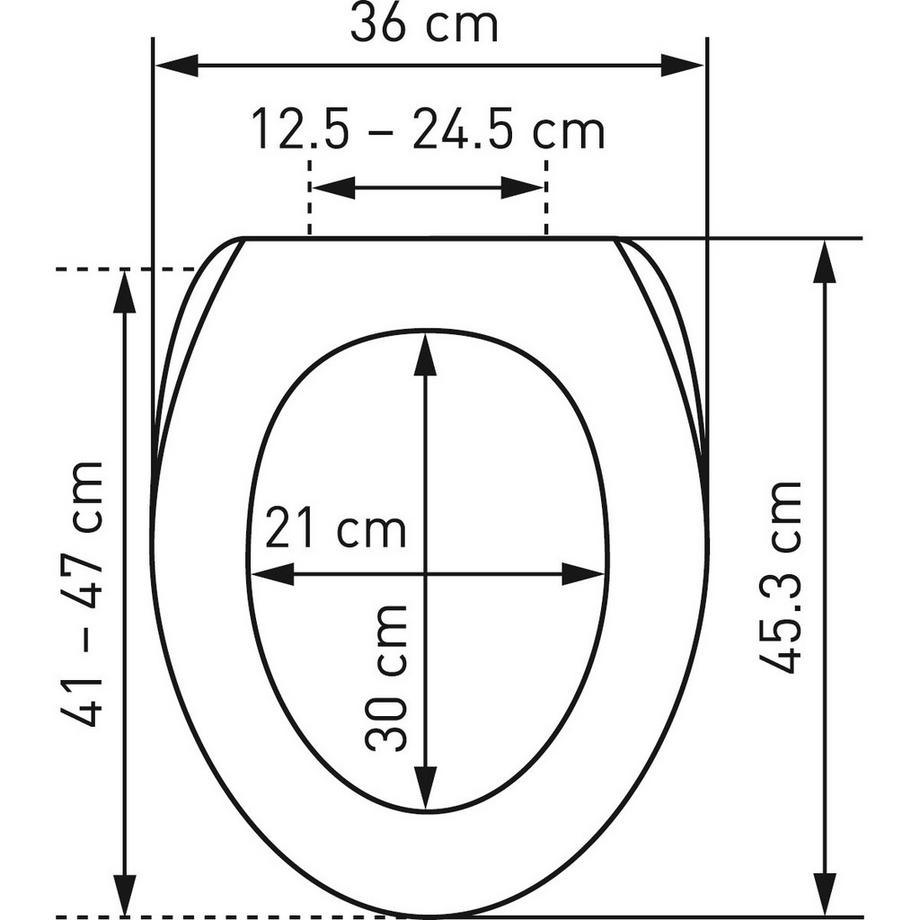 diaqua WC-Sitz Rouen Slow Down weiss  