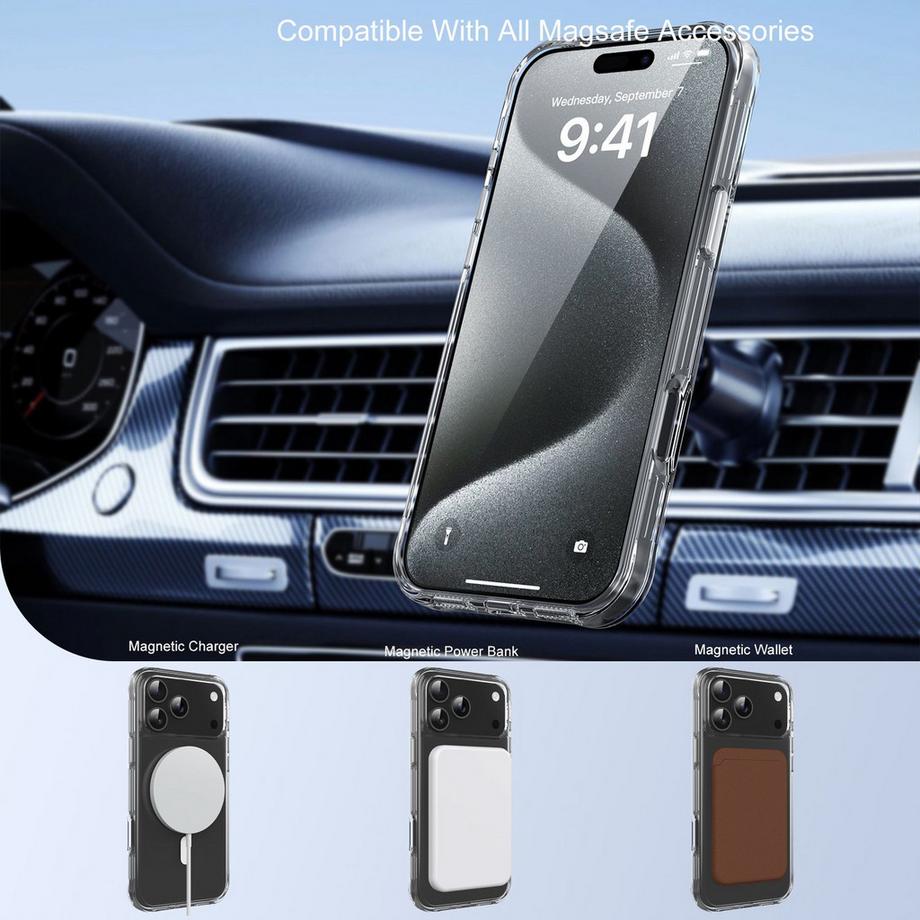 Cadorabo  iPhone 17 PRO MAX Coque compatible avec MagSafe Case 