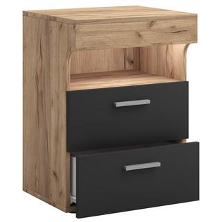 VCM Nachtschrank Beistelltisch Schublade Konsole Boxspring Nachttisch Slepal L  