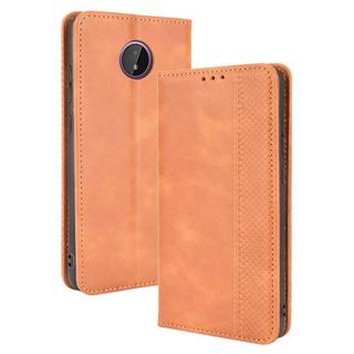 Cover-Discount  Nokia G50 - Stand Flip Case Cover marrone 