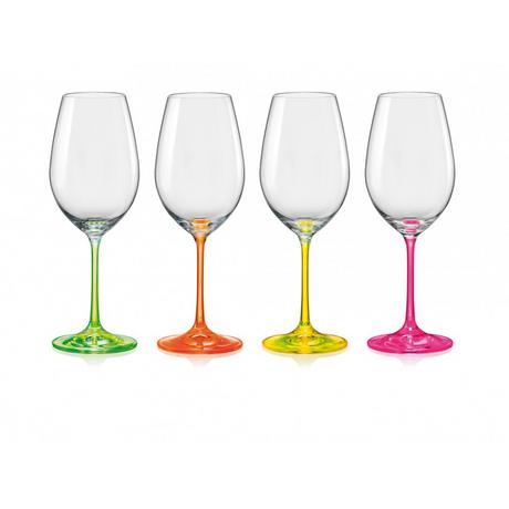 Aulica  Neon Weingläser - Set von 4 