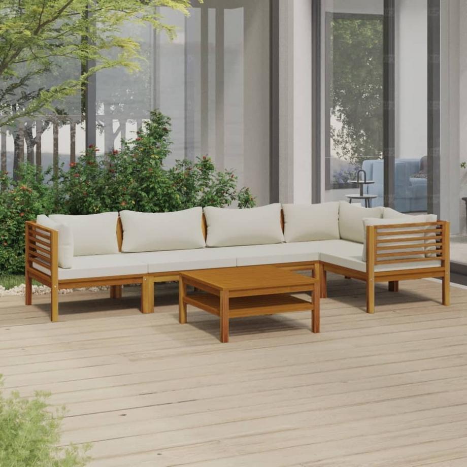 VidaXL Salon de jardin bois d'acacia  