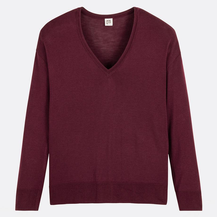 La Redoute Collections Pullover Scollo a V  