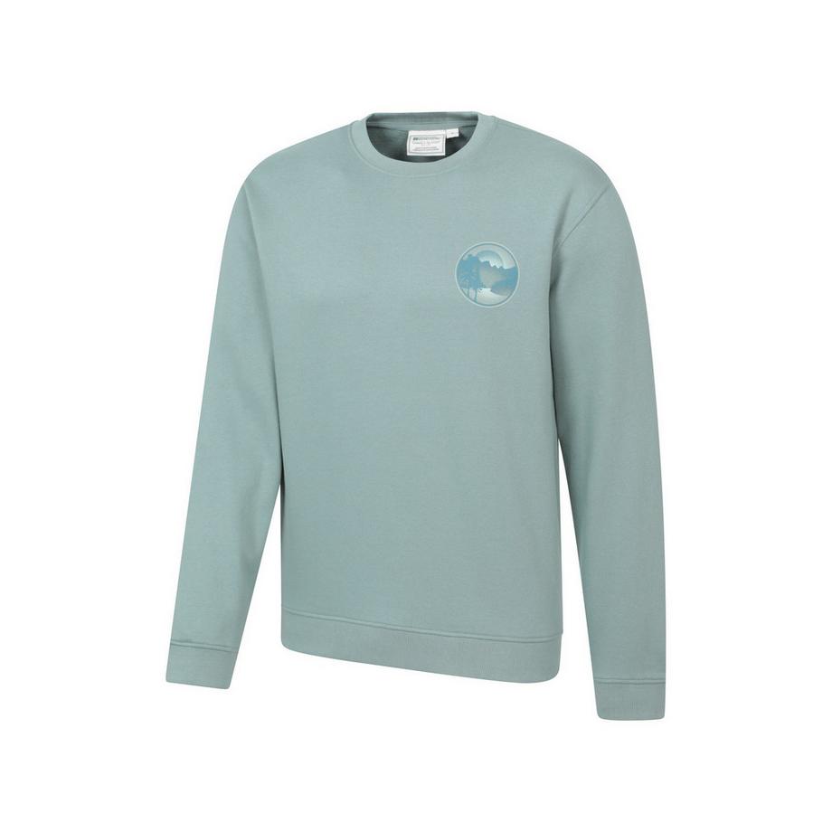 Mountain Warehouse Sweatshirt mit Berg Sonne Baum Print  