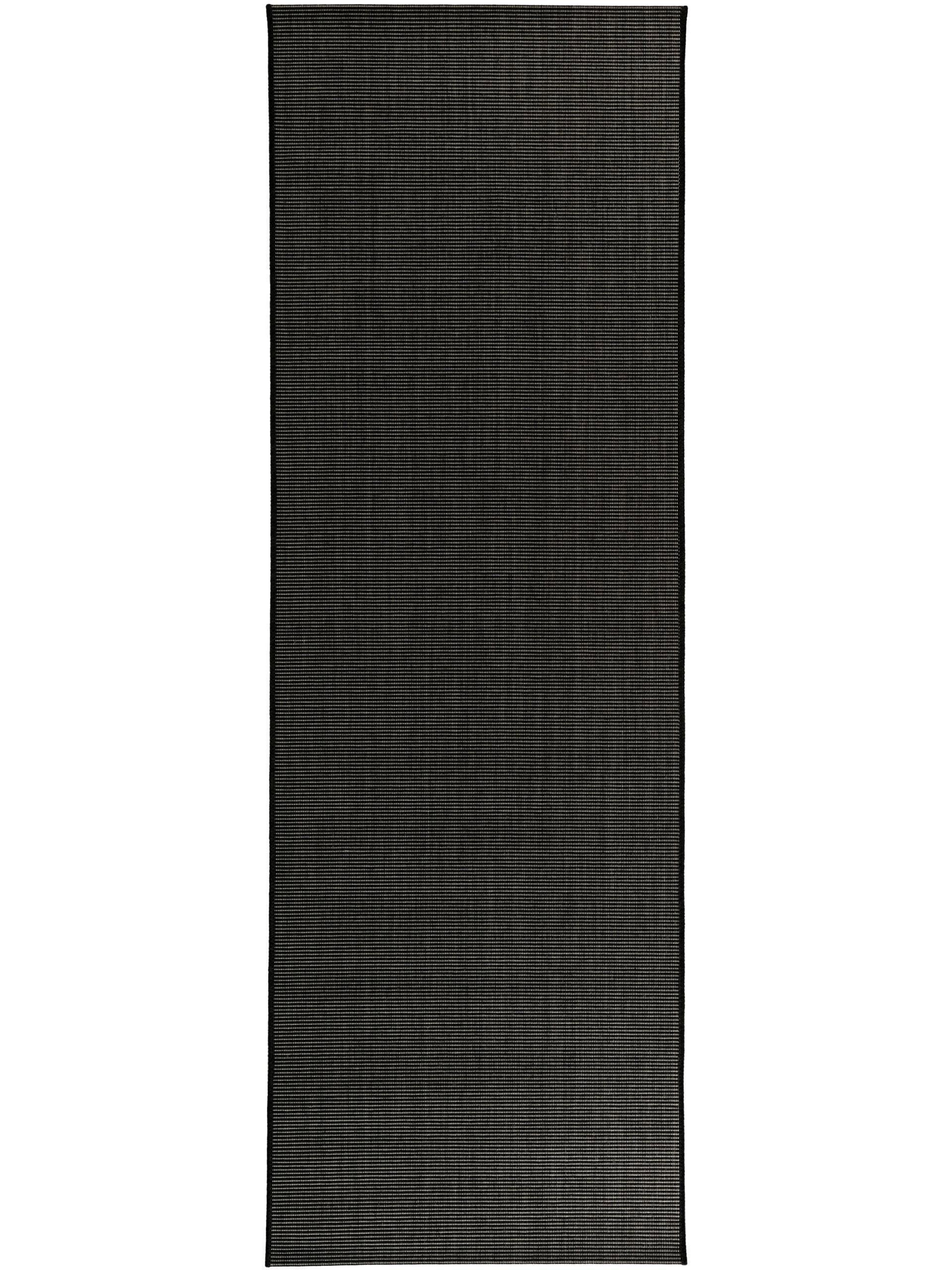 Benuta Tapis de couloir extérieur & intérieur Metro Noir  