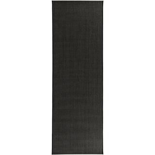 Benuta Tapis de couloir extérieur & intérieur Metro Noir  