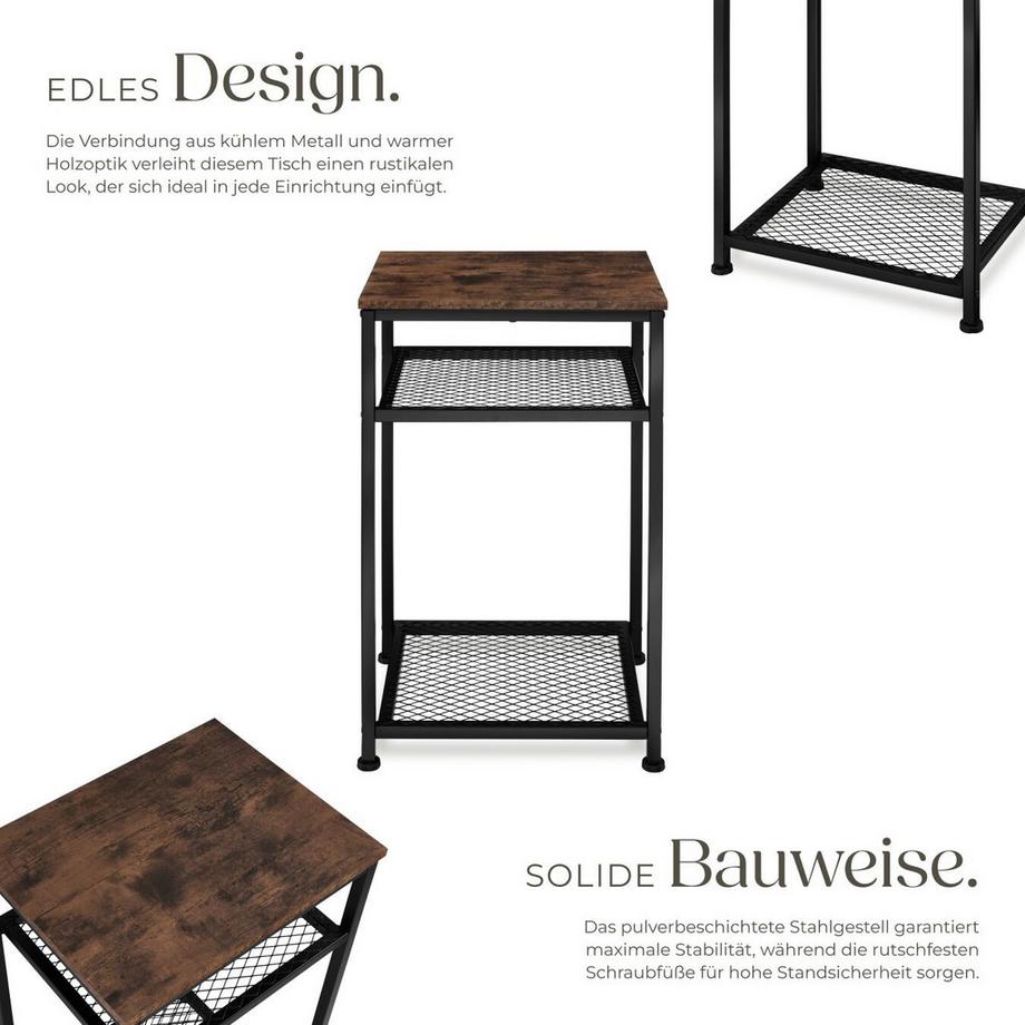 Tectake Tavolino York Stile industriale  