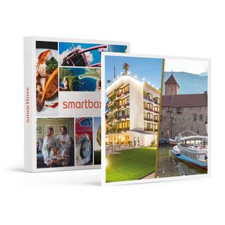 Smartbox  1 magica notte con cena sul Lago di Lugano e ingresso a Swissminiatur per 2 persone - Cofanetto regalo 