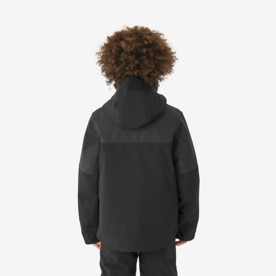 WEDZE Giacca da sci calda impermeabile per bambini 900 Khaki  