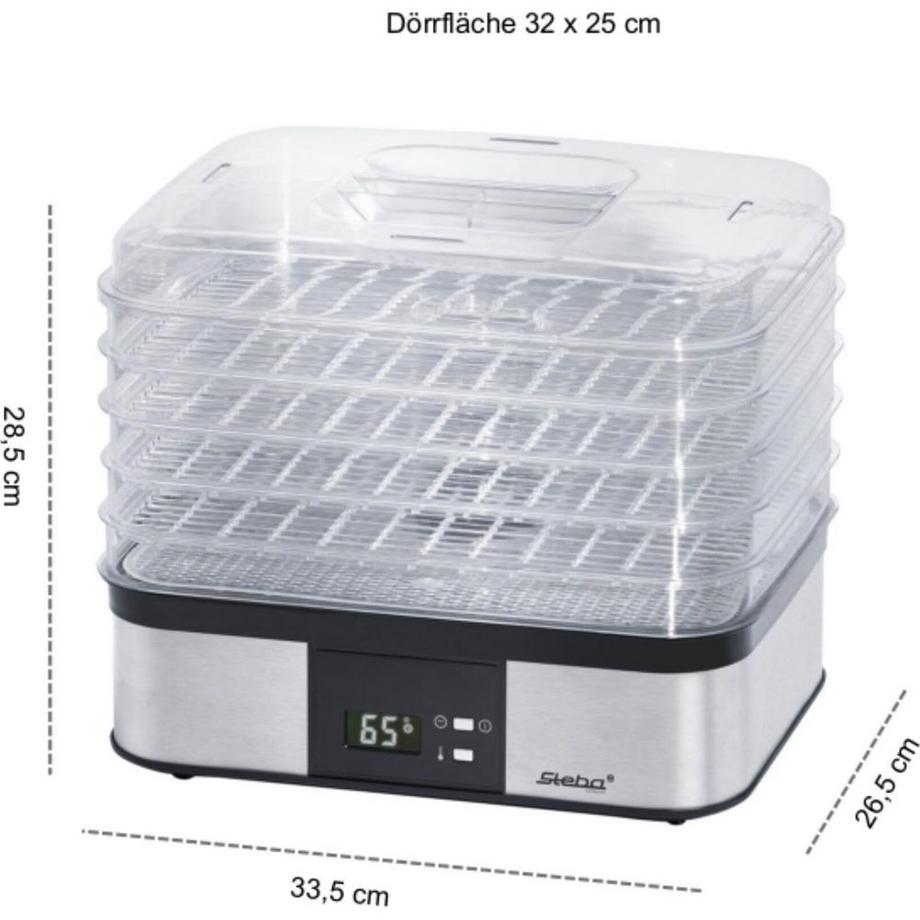 Steba Disidratatore ED 5 - acciaio inox  