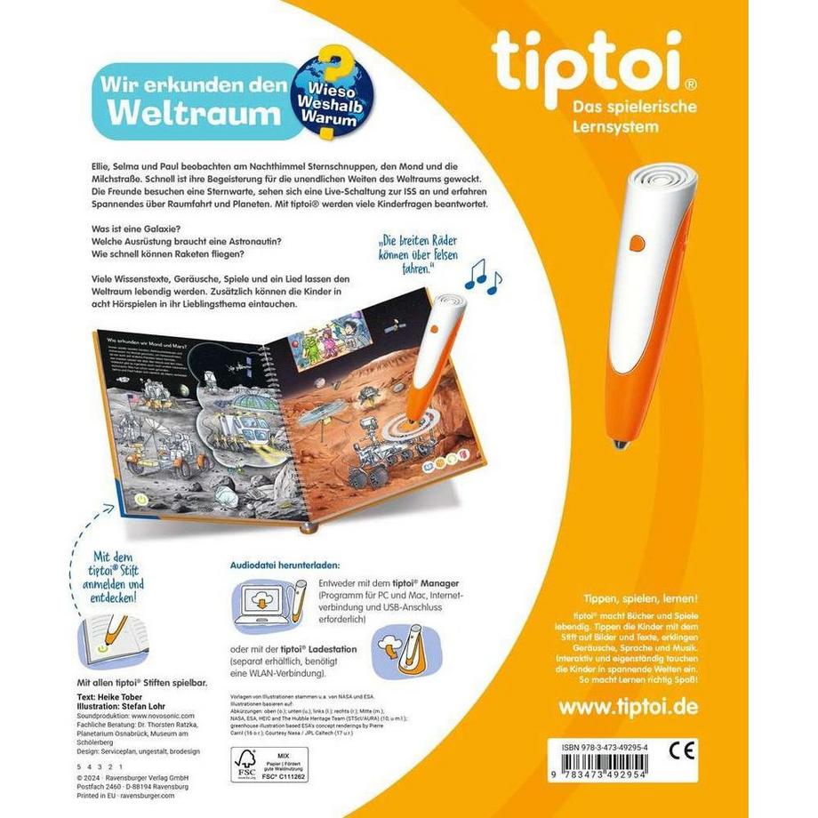 WWW Wir erkunden den Weltraum Tober, Heike; Lohr, Stefan (Illustrationen) Gebundene Ausgabe 