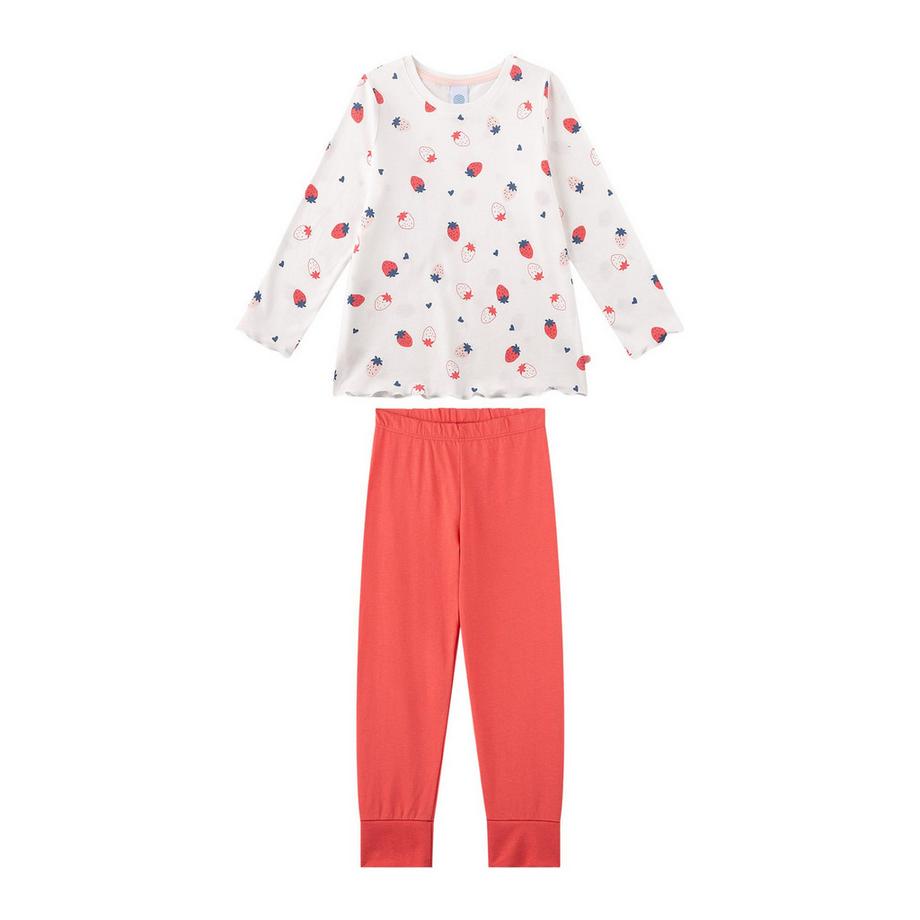 Pigiama Ragazze Vestibilità confortevole-Schlafanzug Erdbeeren Pyjama Kids lang