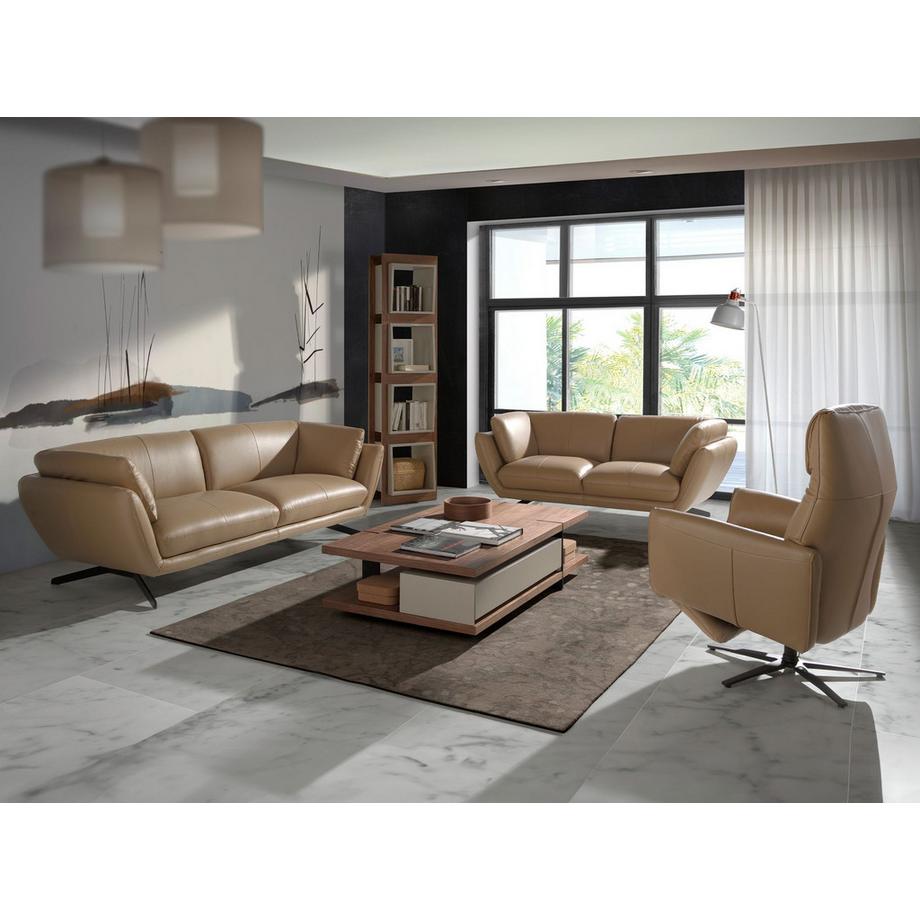 ANGEL CERDA Fauteuil relax en cuir pivotant arena  