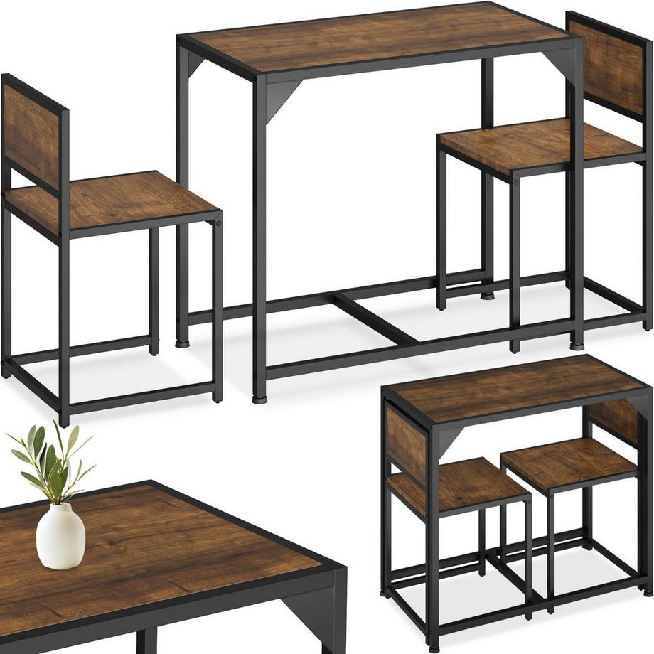 Ensemble chaises de salle à manger MILTON en bois et acier