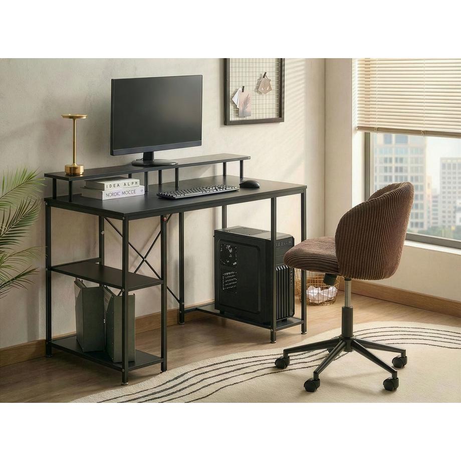 Beliani Table de bureau en MDF  CADDO  