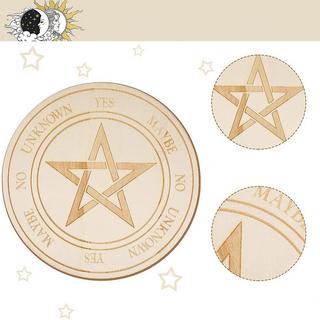 eStore Placca di legno per la divinazione - Pentagramma  