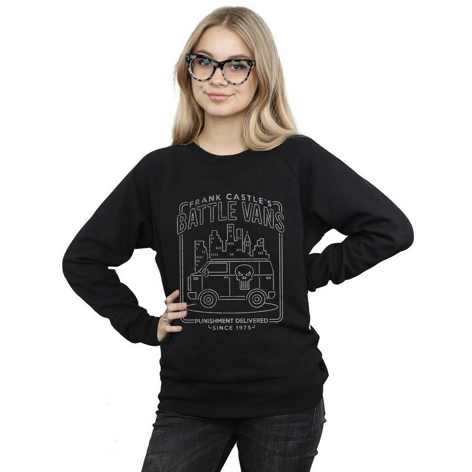 MARVEL The Punisher Frank Castle's Battle Vans Sweatshirt  