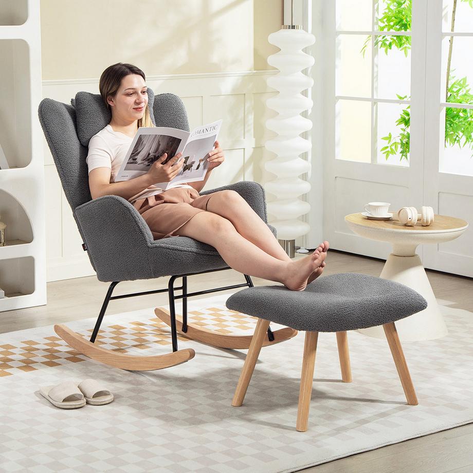 HOMCOM Schaukelstuhl  