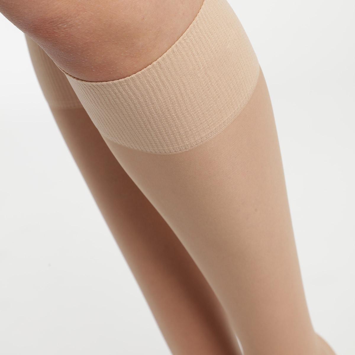 DIM Ultra Resist Transparente Kniestrümpfe  