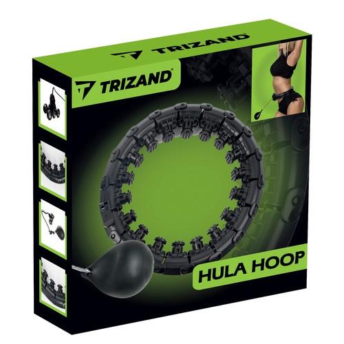Trizand  Hula Hoop mit Massagegerät + Gewicht Trizand 25208 