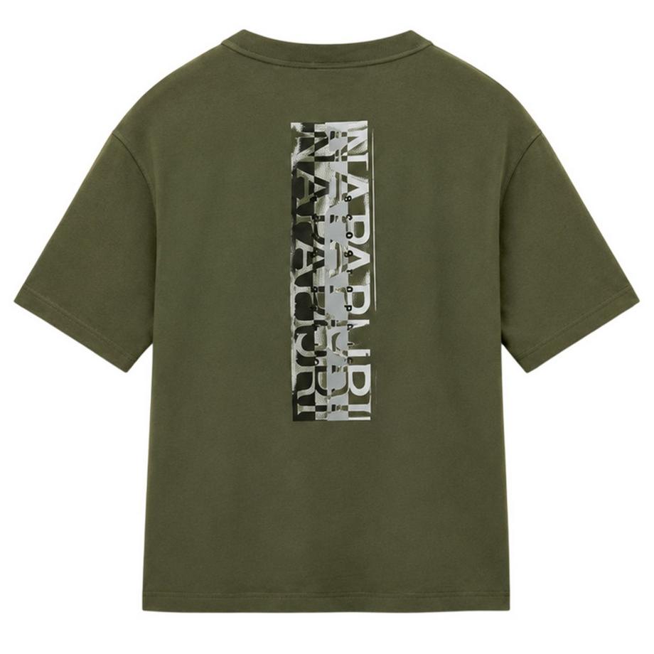 NAPAPIJRI  T-Shirt, Rückseitiger Aufdruck, Regulär, Kurzärmlig 