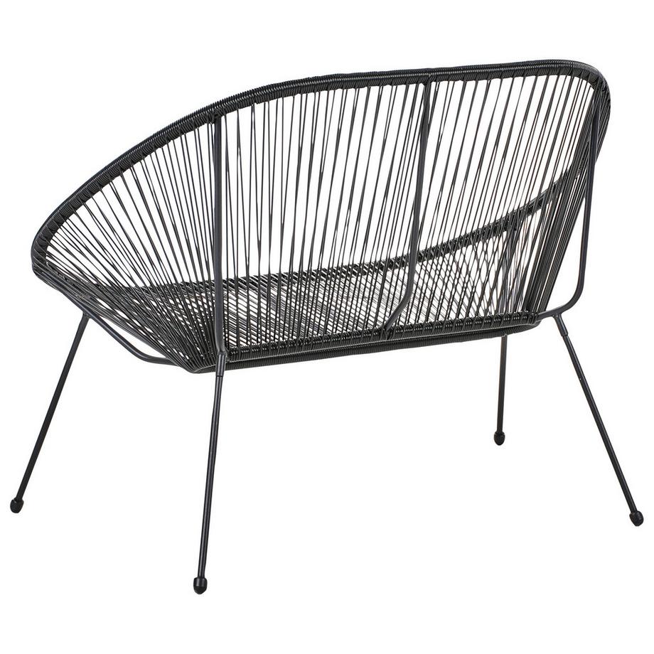 Beliani Banc de jardin en Polyrotin Méditerranéen ACAPULCO II  