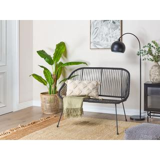 Beliani Banc de jardin en Polyrotin Boho ACAPULCO II  