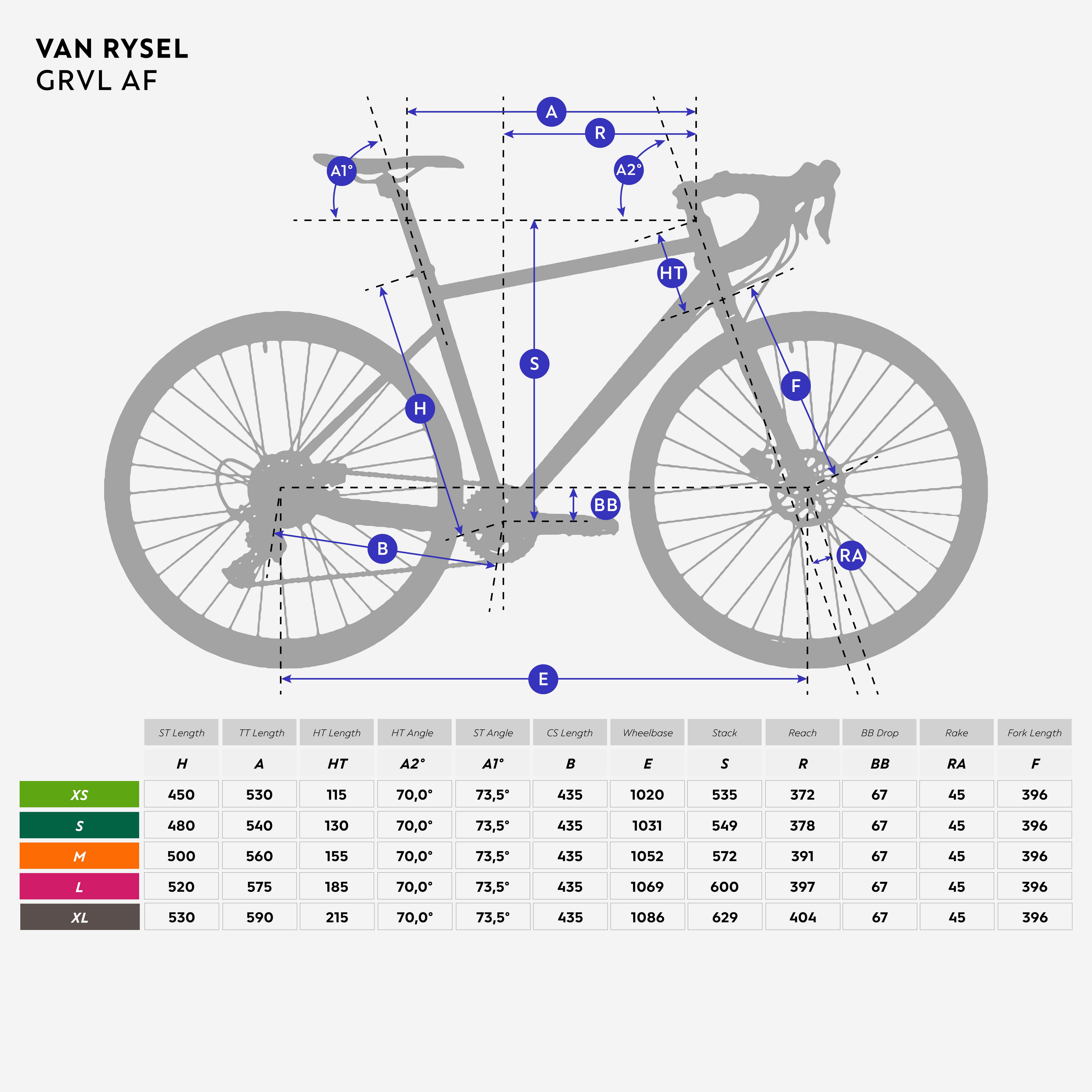 VAN RYSEL  Gravel Bike Shimano GRX 2x12v Aluminiumrahmen 