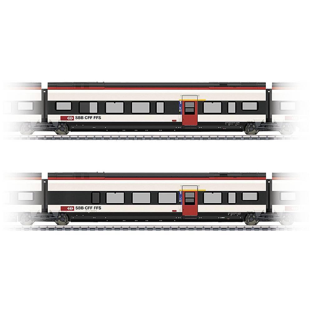 märklin  H0 2er-Set Ergänzungswagen 3 zum RABe 501 Giruno der SBB 