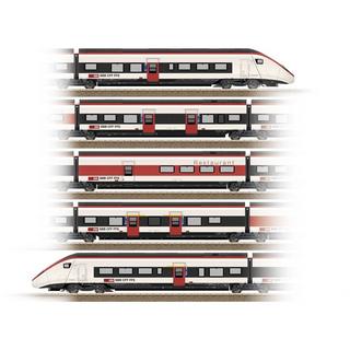 märklin  H0 2er-Set Ergänzungswagen 3 zum RABe 501 Giruno der SBB 